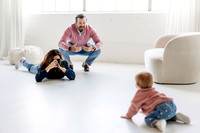Behind the scenes at a photo session with monica carlson photography