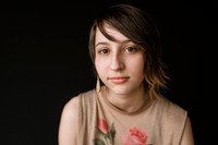 Serious teen girl portrait