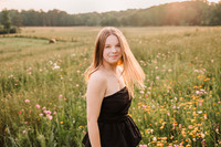 smith senior wildflowers 2025 by monica carlson photography