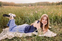 smith senior wildflowers 2025 by monica carlson photography