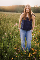 smith senior wildflowers 2025 by monica carlson photography