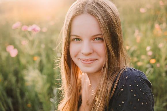 smith senior wildflowers 2025 by monica carlson photography