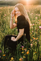 smith senior wildflowers 2025 by monica carlson photography
