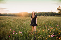 smith senior wildflowers 2025 by monica carlson photography
