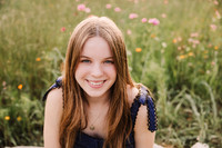 smith senior wildflowers 2025 by monica carlson photography