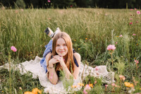 smith senior wildflowers 2025 by monica carlson photography
