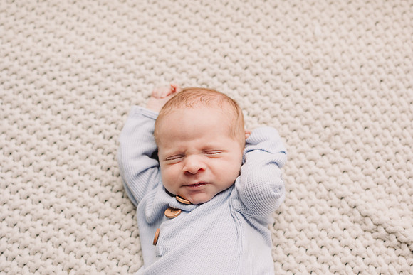 portrait of a newborn baby boy in alpharetta