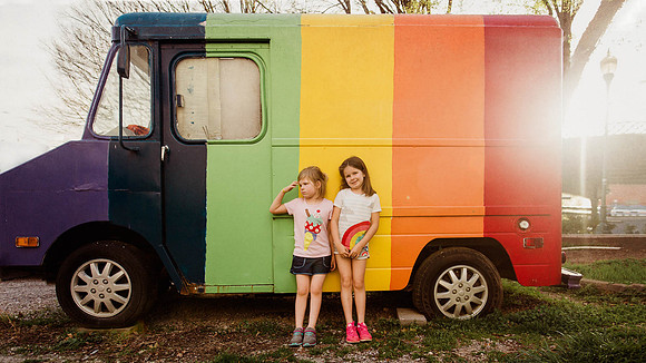 rainbow truck image by monica carlson posted on the Click Pro Da