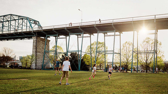 walnut street walking bridge image by monica carlson posted on t