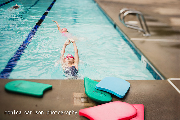 swim team by the pool by monica carlson posted on the Click Pro