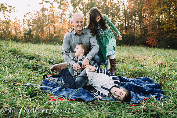 Edgington family session by monica carlson photography