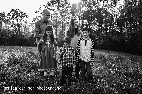 Edgington family session by monica carlson photography