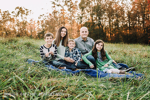 Edgington family session by monica carlson photography