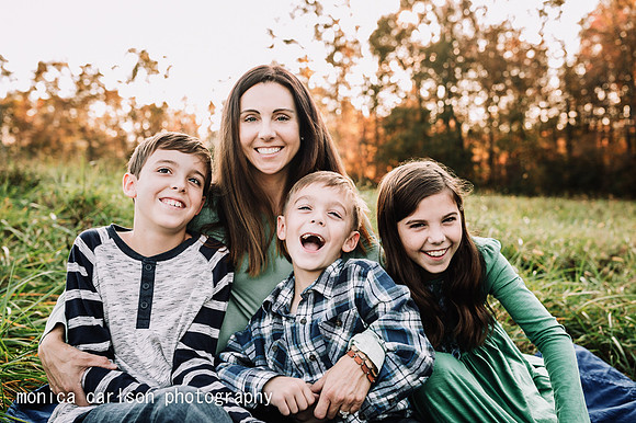 Edgington family session by monica carlson photography