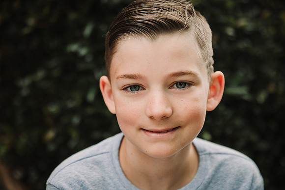 portrait of a boy that is in the 5th grade