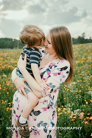 mother and son share eskimo kisses in Lawernceville, GA