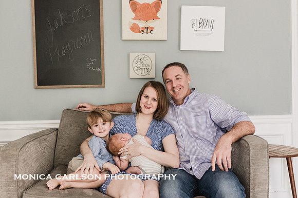 portrait of a happy family