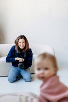 Behind the scenes at a photo session with monica carlson photography