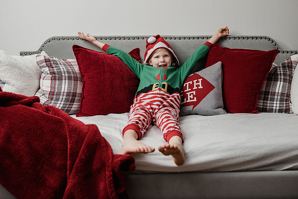 christmas jammies by monica carlson photography