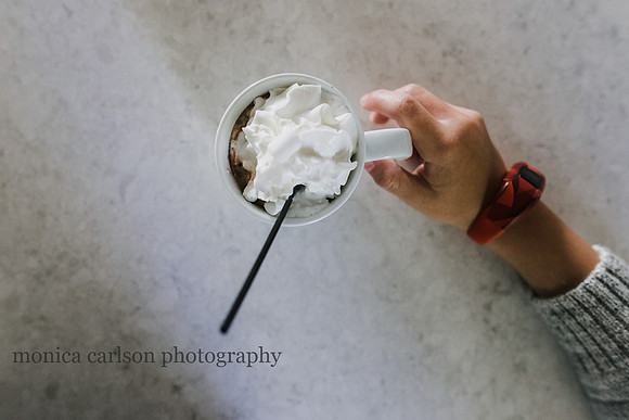 a cup of hot cocoa