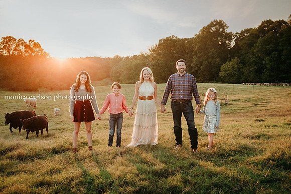 Mcclung Family by monica carlson photography