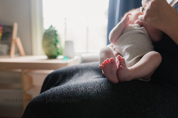 tiny baby feet