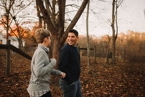 father and son sharing a laugh