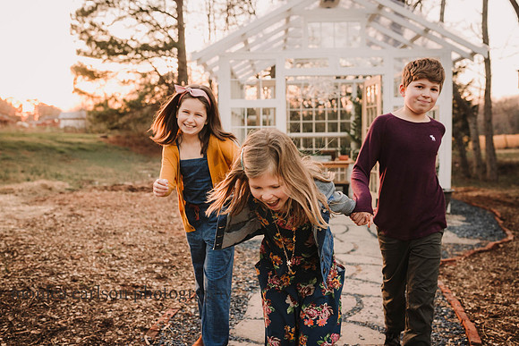 Happy kids playing at Prospect farms