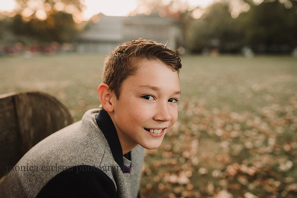 teenage boy at Barrington hall