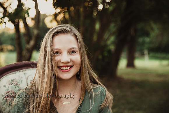 portrait of a teen aged girl who just graduated high school in alpharetta, georgia