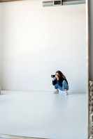 Behind the scenes at a photo session with monica carlson photography