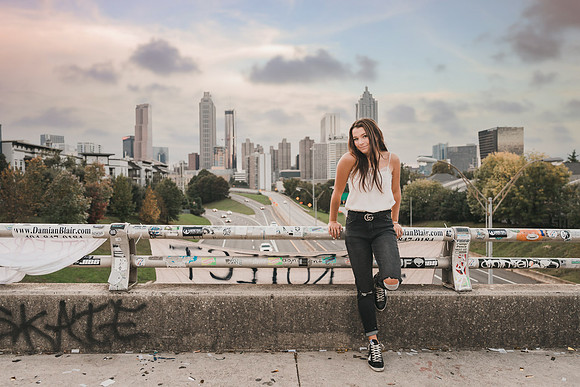 jackson street bridge seniors 2020 by monica carlson photography